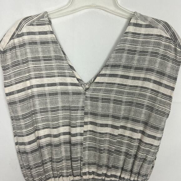 La Reine Striped Sleeveless Romper Size Large - Picture 3 of 11